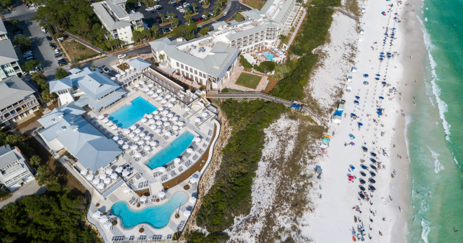Aerial View of WaterColor Beach Club